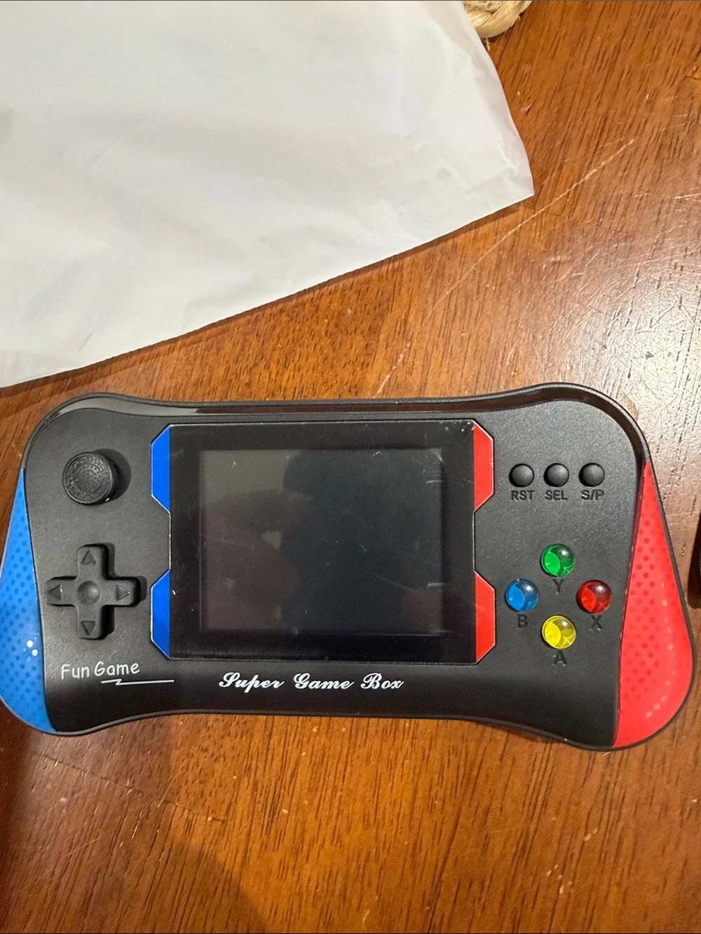 OH YOUTH Blue and Black Handheld Joystick Game Console - 500in1